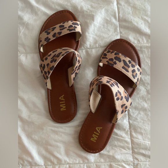 MIA Shoes - Mia leopard print sandals
